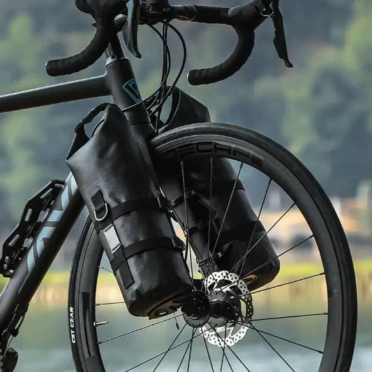 Alforjas de Bicicleta Impermeables para la Rueda Delantera
