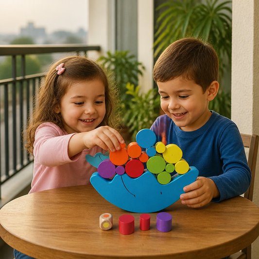 Juguete de apilamiento colorido – juguete educativo para niños con colores y formas