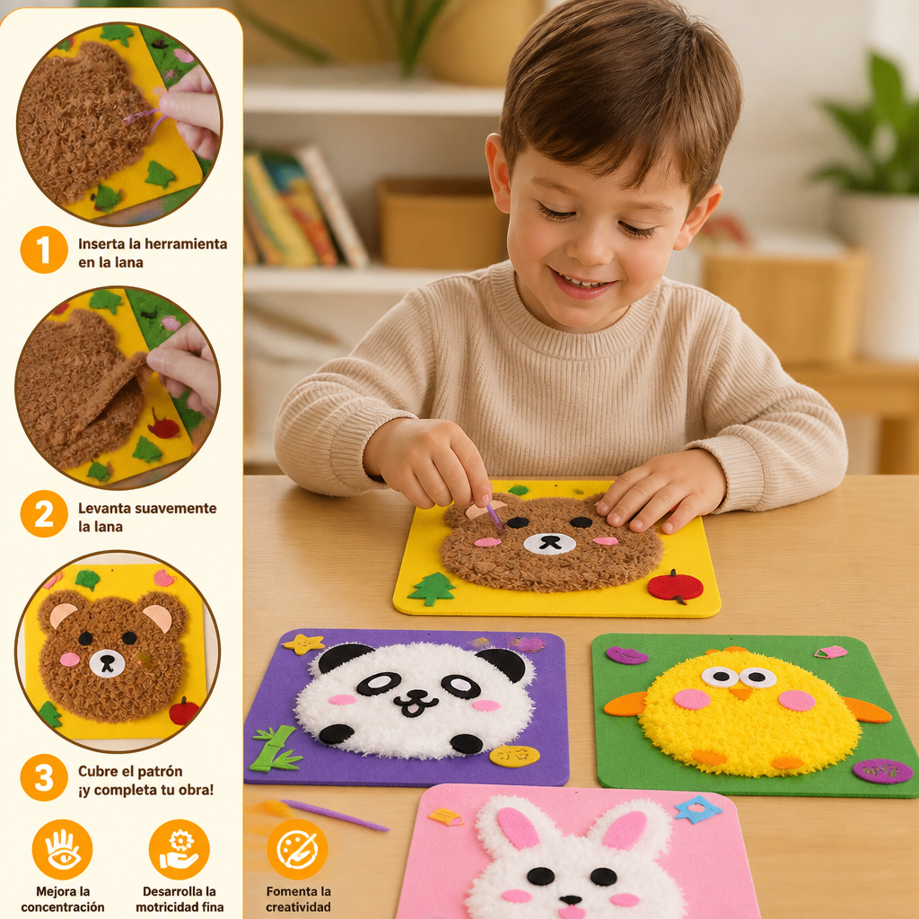 Kit creativo de manualidades para niños