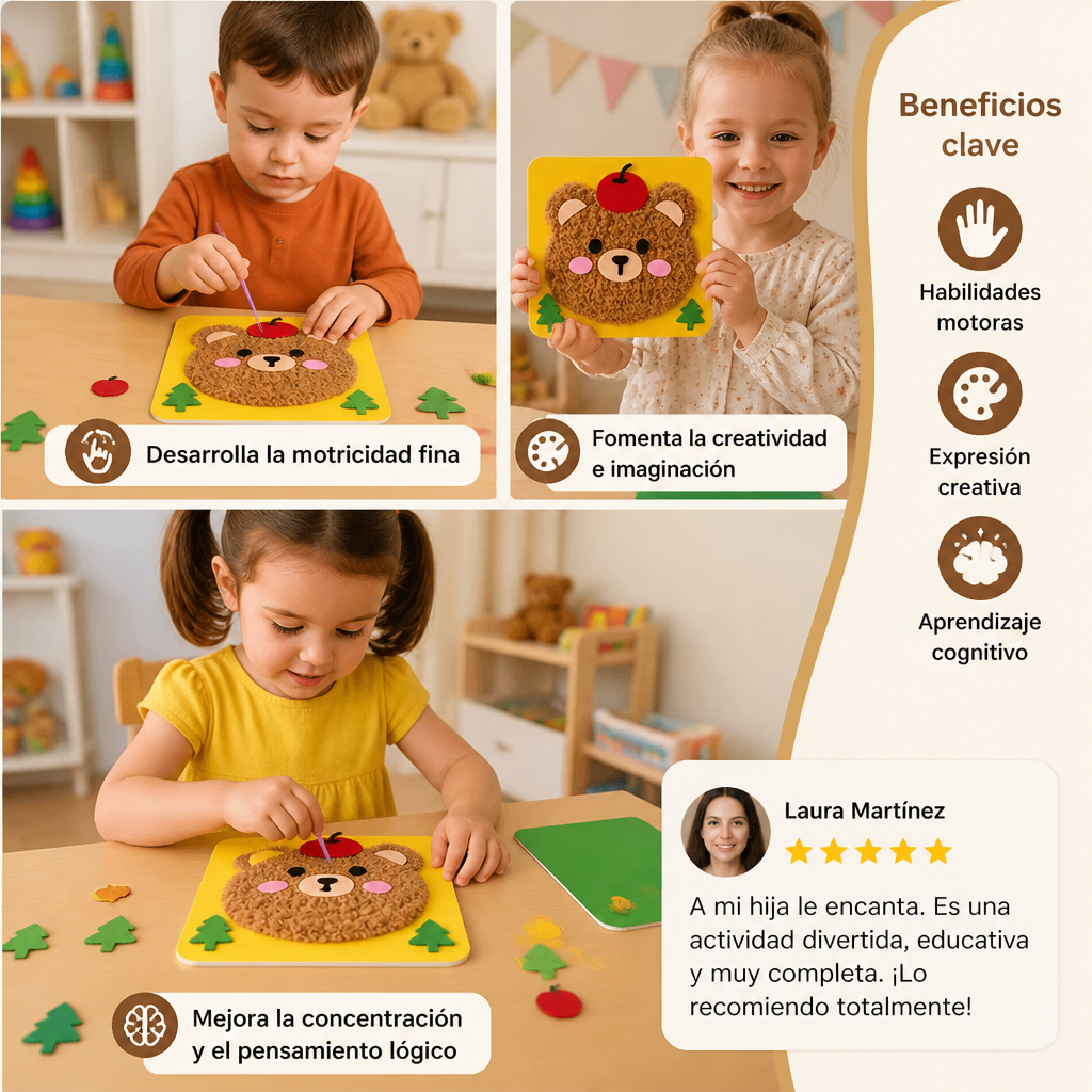 Kit creativo de manualidades para niños