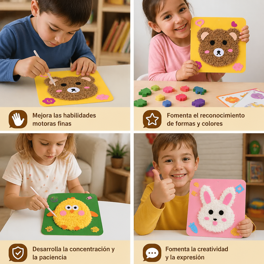 Kit creativo de manualidades para niños