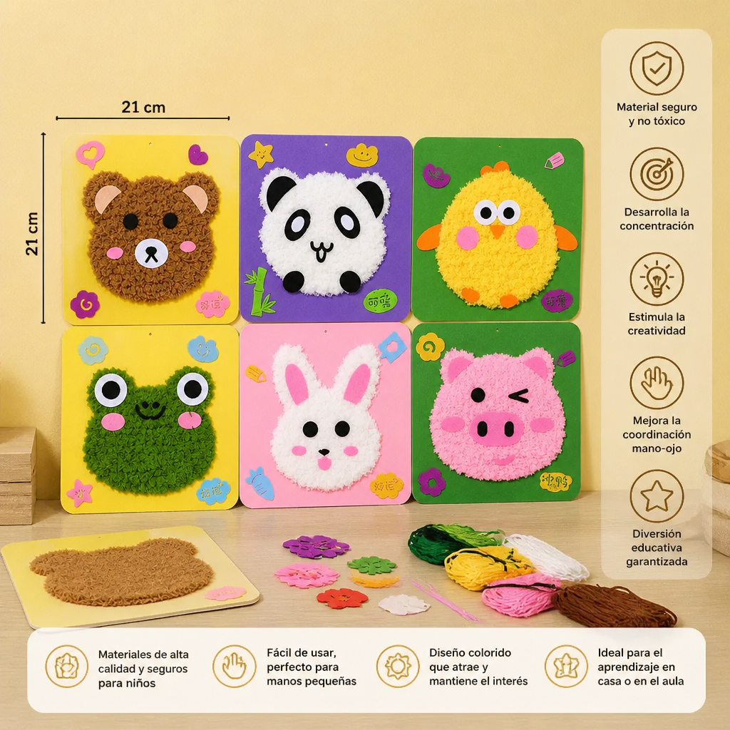 Kit creativo de manualidades para niños