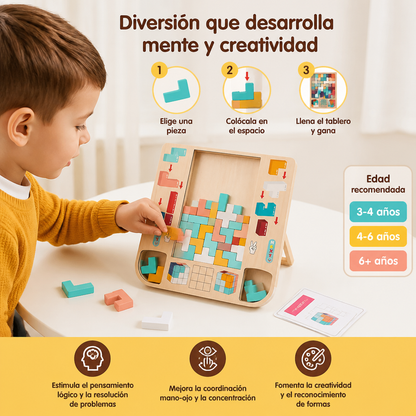 Pon a prueba tu cerebro - Juego de bloques Tetris