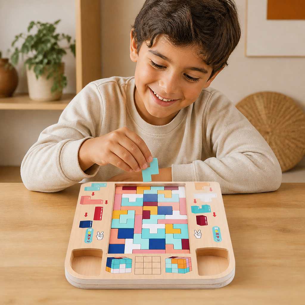 Pon a prueba tu cerebro - Juego de bloques Tetris