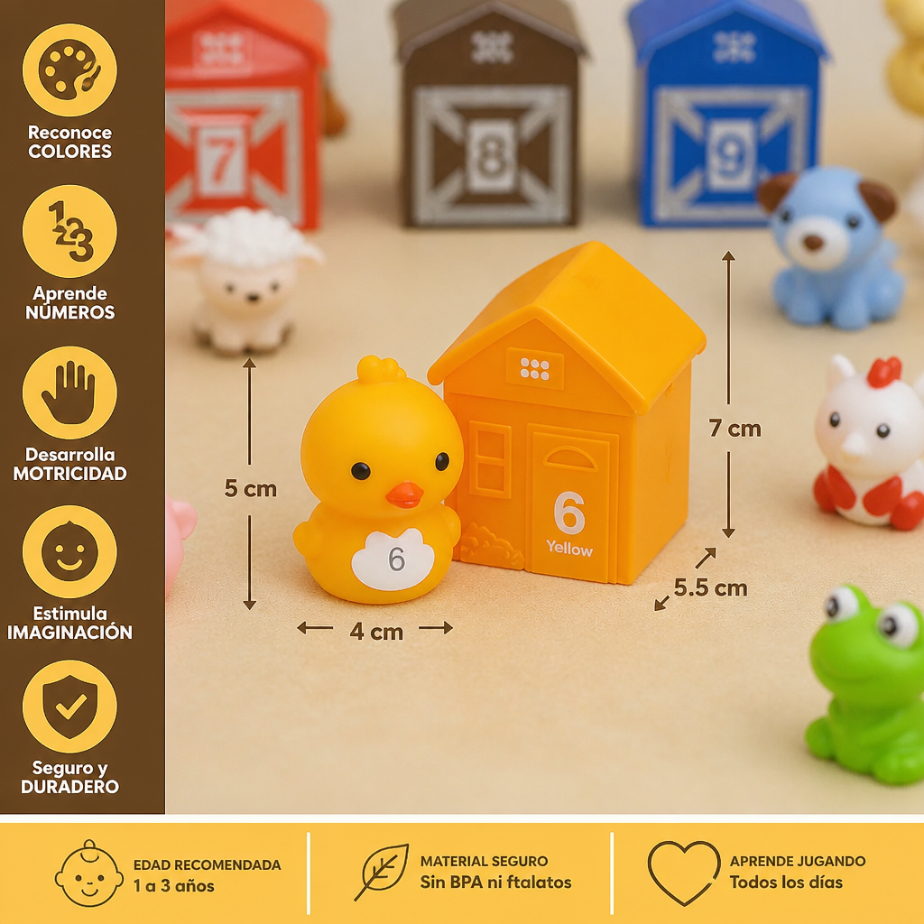 Granja Montessori de Colores y Números