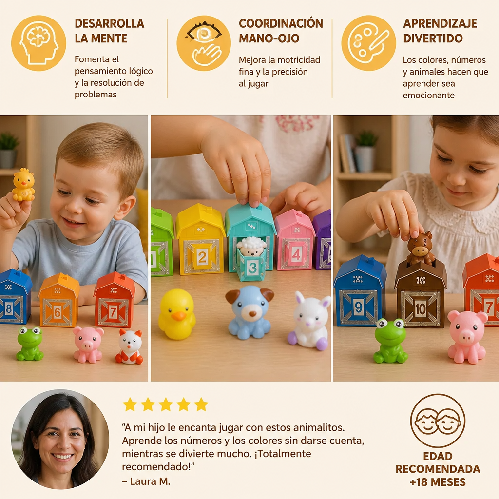 Granja Montessori de Colores y Números