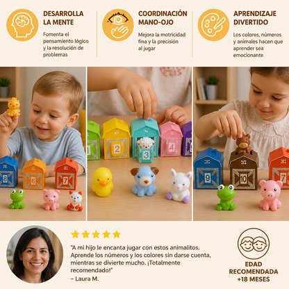 Granja Montessori de Colores y Números