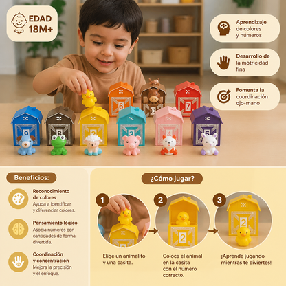 Granja Montessori de Colores y Números