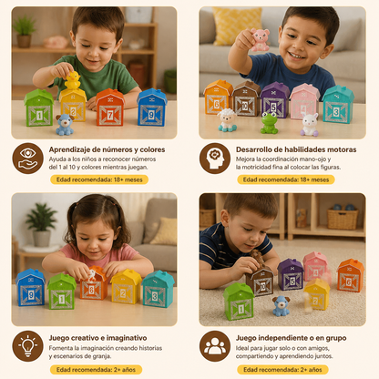 Granja Montessori de Colores y Números