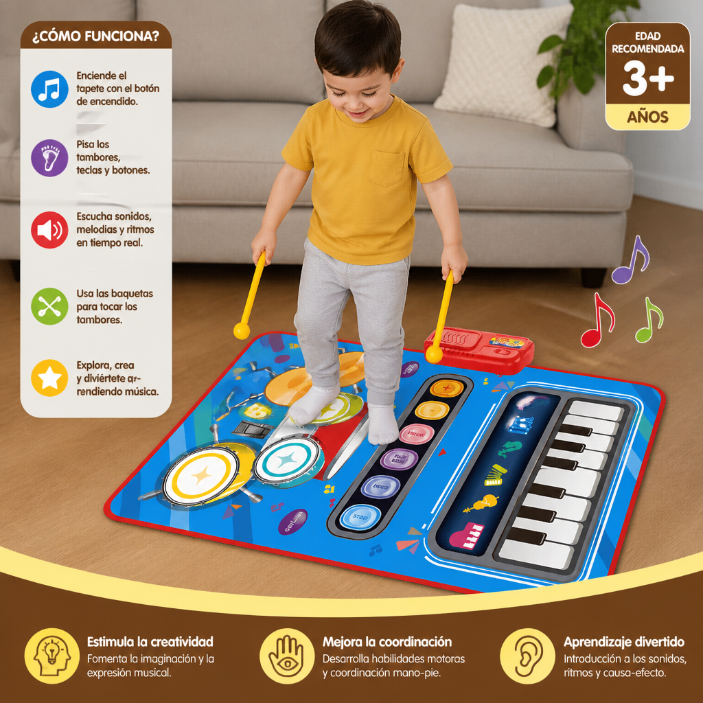 Alfombra Musical Creativa para Niños