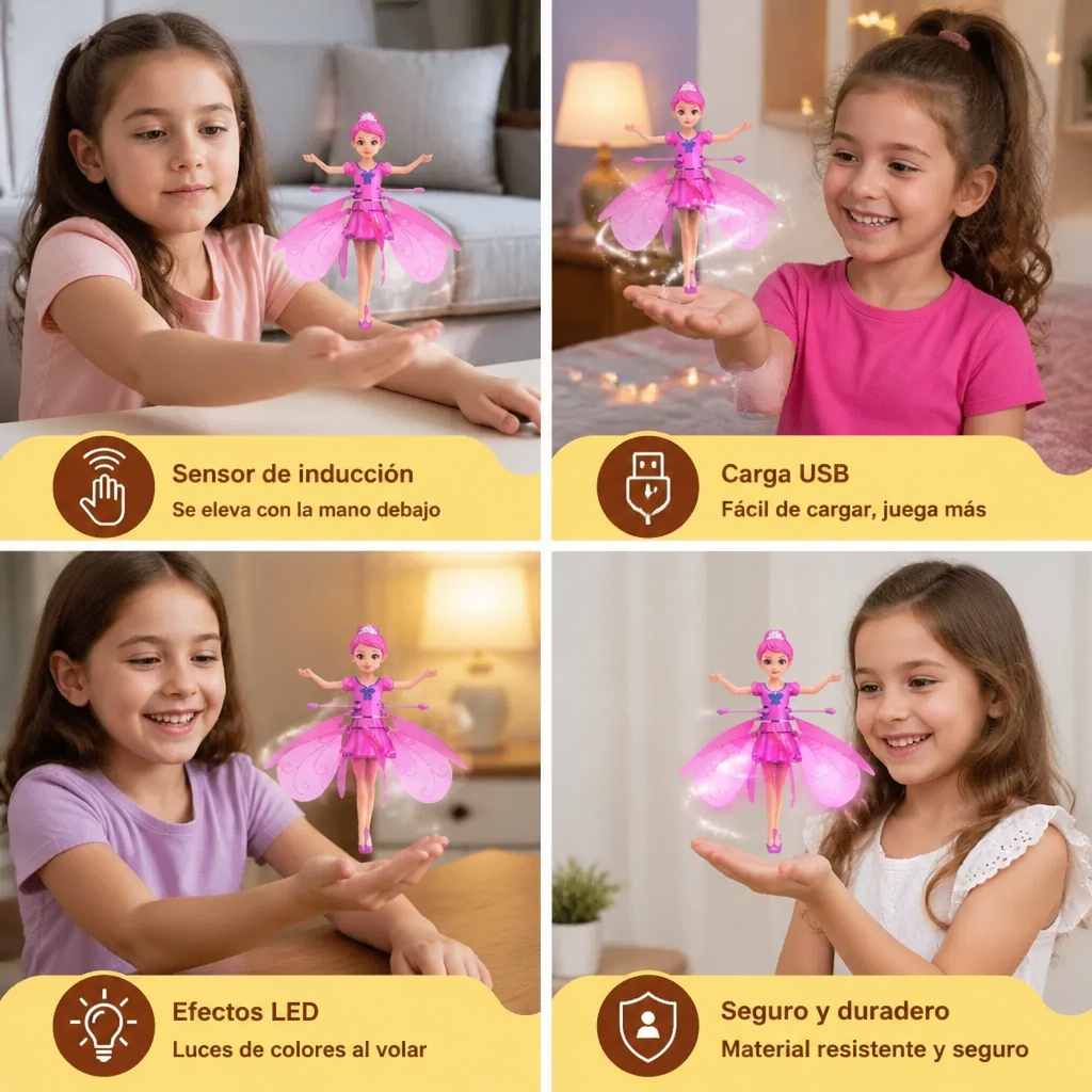 Hada Voladora Mágica Juguete Infantil
