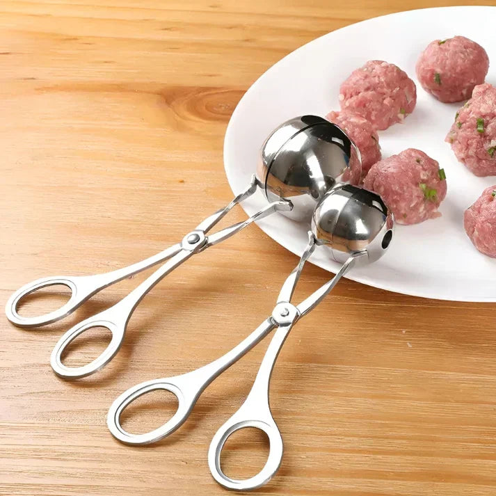 Pinzas De Acero Inoxidable Para Albóndigas Perfectas