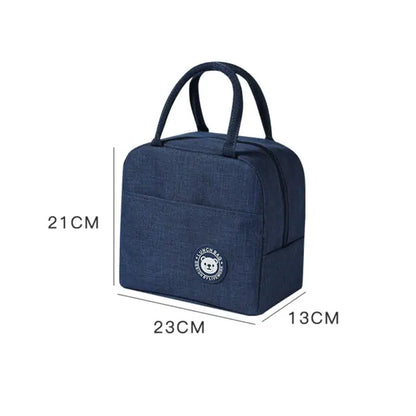 Fiambrera Bento De Acero Inoxidable De 2 Capas Con Tapa