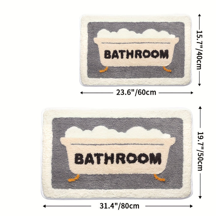 Mantel De Baño Suave Y Antideslizante Con Gran Capacidad De Absorción