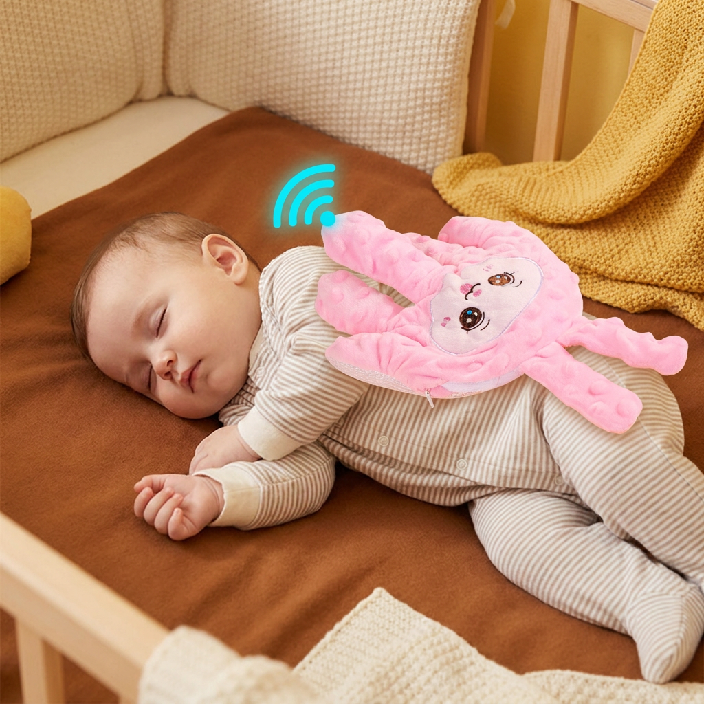 Ayuda para dormir para bebés con función de suaves palmaditas – favorece un sueño tranquilo e independiente