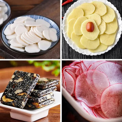 Cortadora De Alimentos Multifunción Manual - Robusta Cortadora De Carne Y Verduras Para Alimentos Congelados