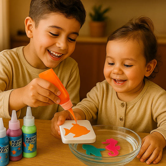 Juguete mágico de agua para niños | Set de bricolaje creativo para hacer animales flotantes en el agua