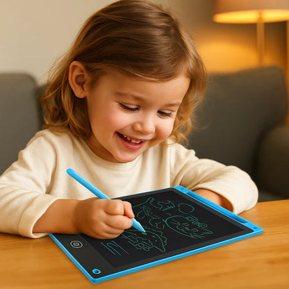 Tableta de dibujo LCD para niños | Tablero de escritura manual reutilizable para el aprendizaje creativo y el garabateo sin ensuciar