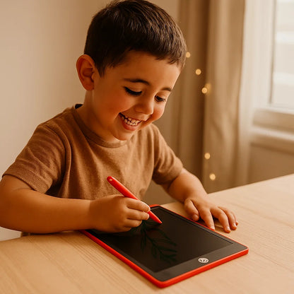Tableta de dibujo LCD para niños | Tablero de escritura manual reutilizable para el aprendizaje creativo y el garabateo sin ensuciar