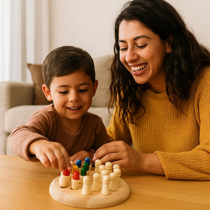 Juego de memoria de ajedrez educativo