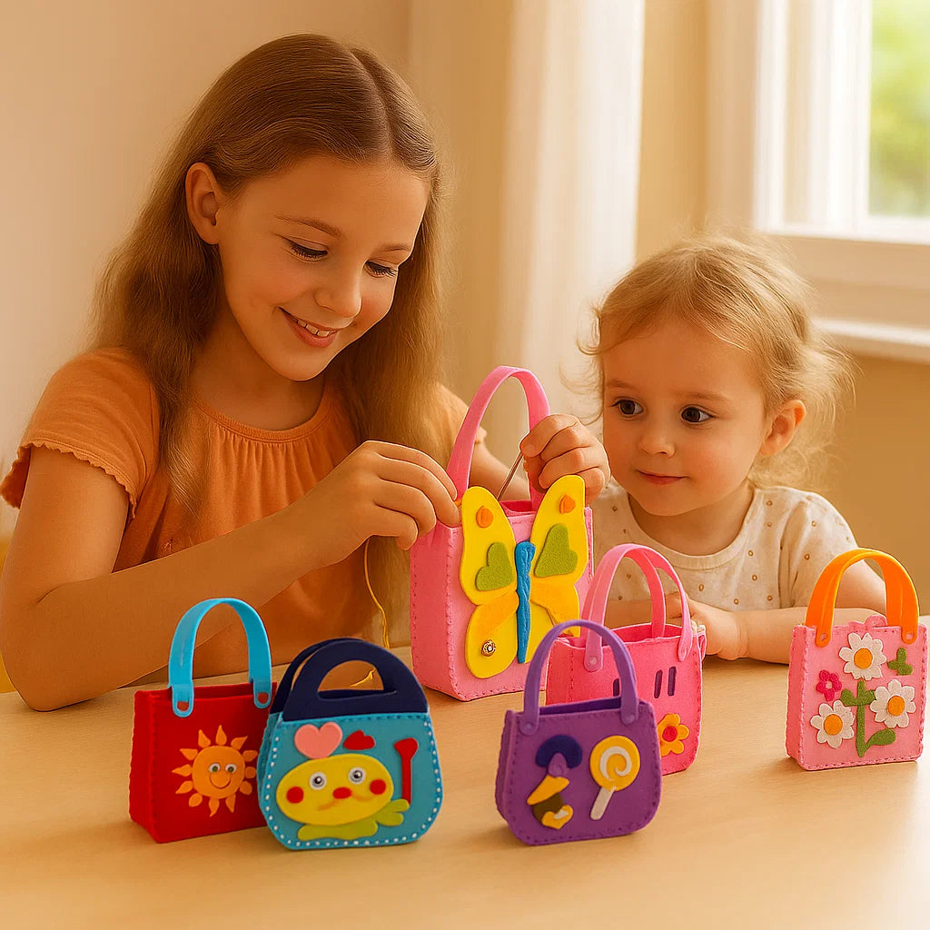 Set Seguro de Bolsitas de Fieltro para Coser Tú Mismo