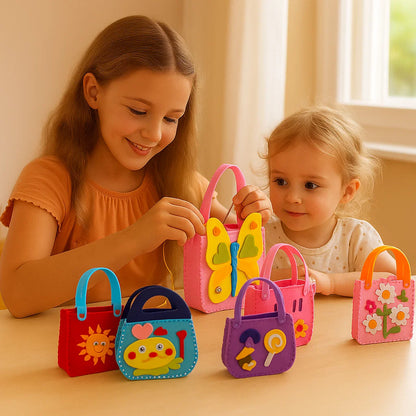 Set Seguro de Bolsitas de Fieltro para Coser Tú Mismo