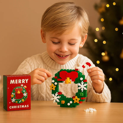 Figuras navideñas creativas de bloques – diversión para toda la familia