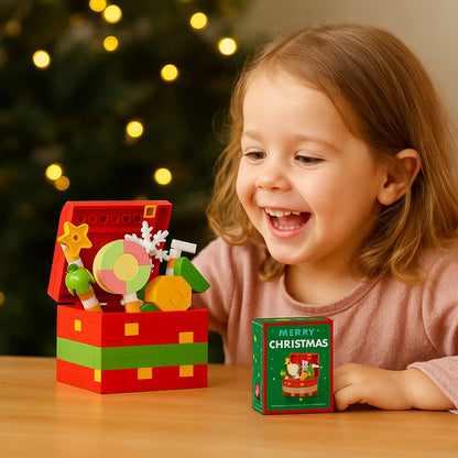 Figuras navideñas creativas de bloques – diversión para toda la familia