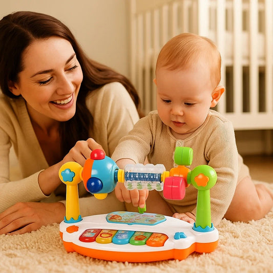 Juguete musical 5 en 1 de aprendizaje para bebés