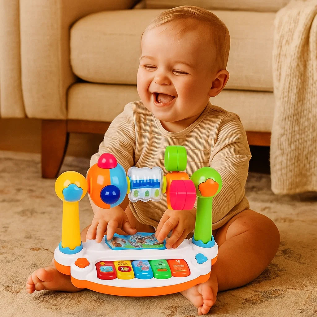 Juguete musical 5 en 1 de aprendizaje para bebés