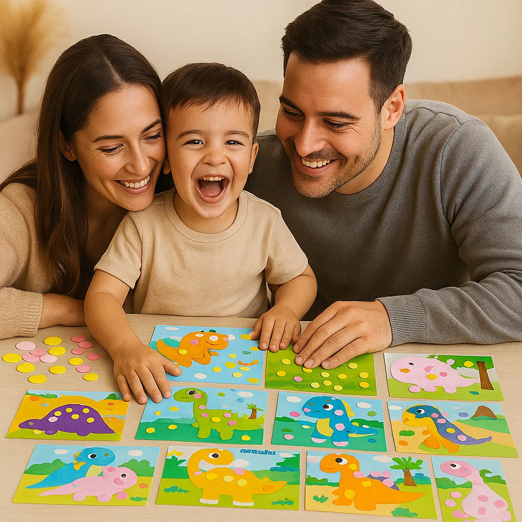 Set creativo de pegatinas para niños