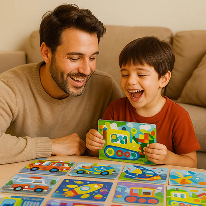 Set creativo de pegatinas para niños