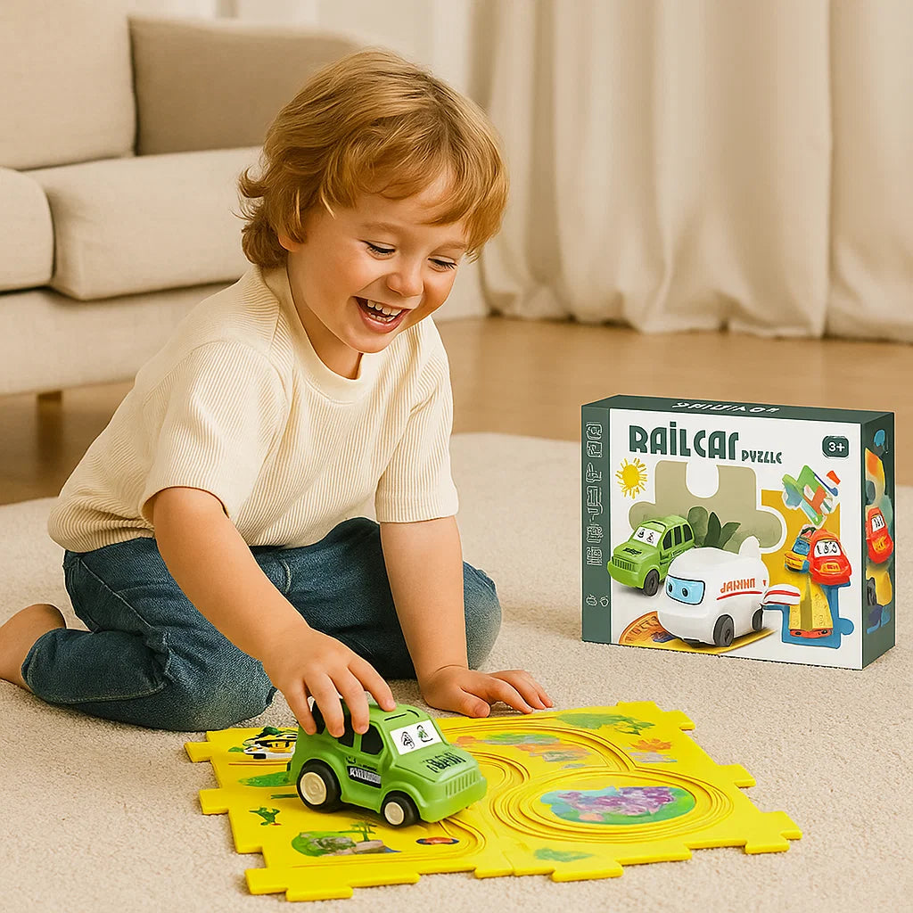 Pistas de Rompecabezas – Carrera con Bloques