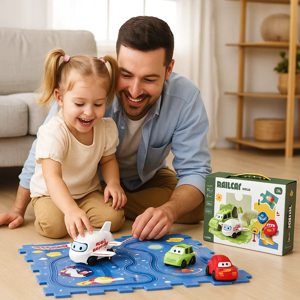 Pistas de Rompecabezas – Carrera con Bloques