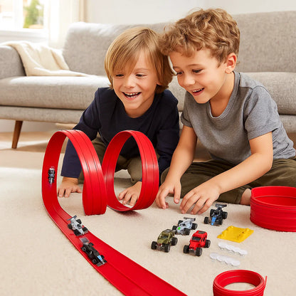 Set de pista de carreras flexible