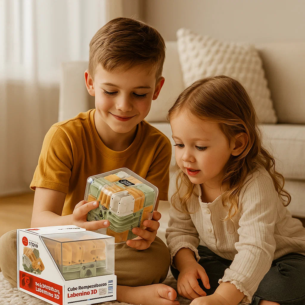 Cubo Rompecabezas Laberinto 3D