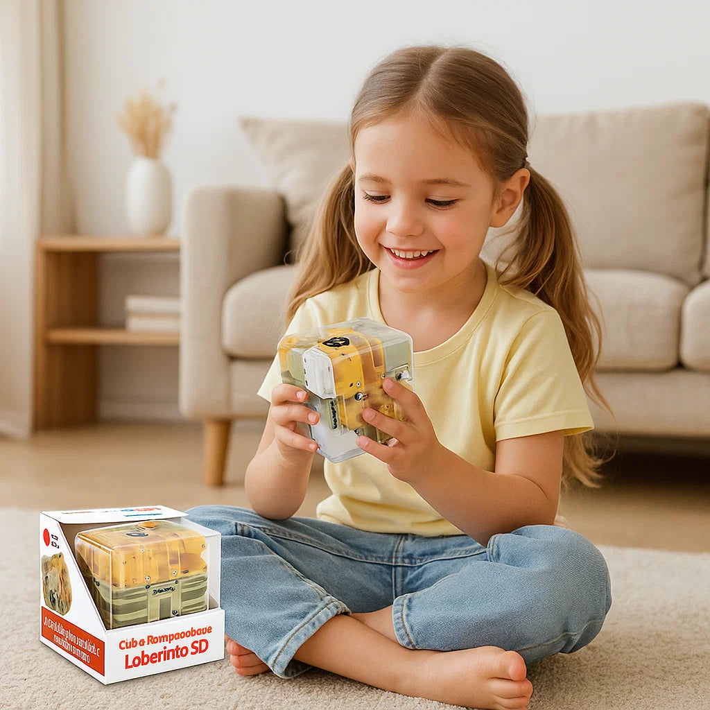 Cubo Rompecabezas Laberinto 3D