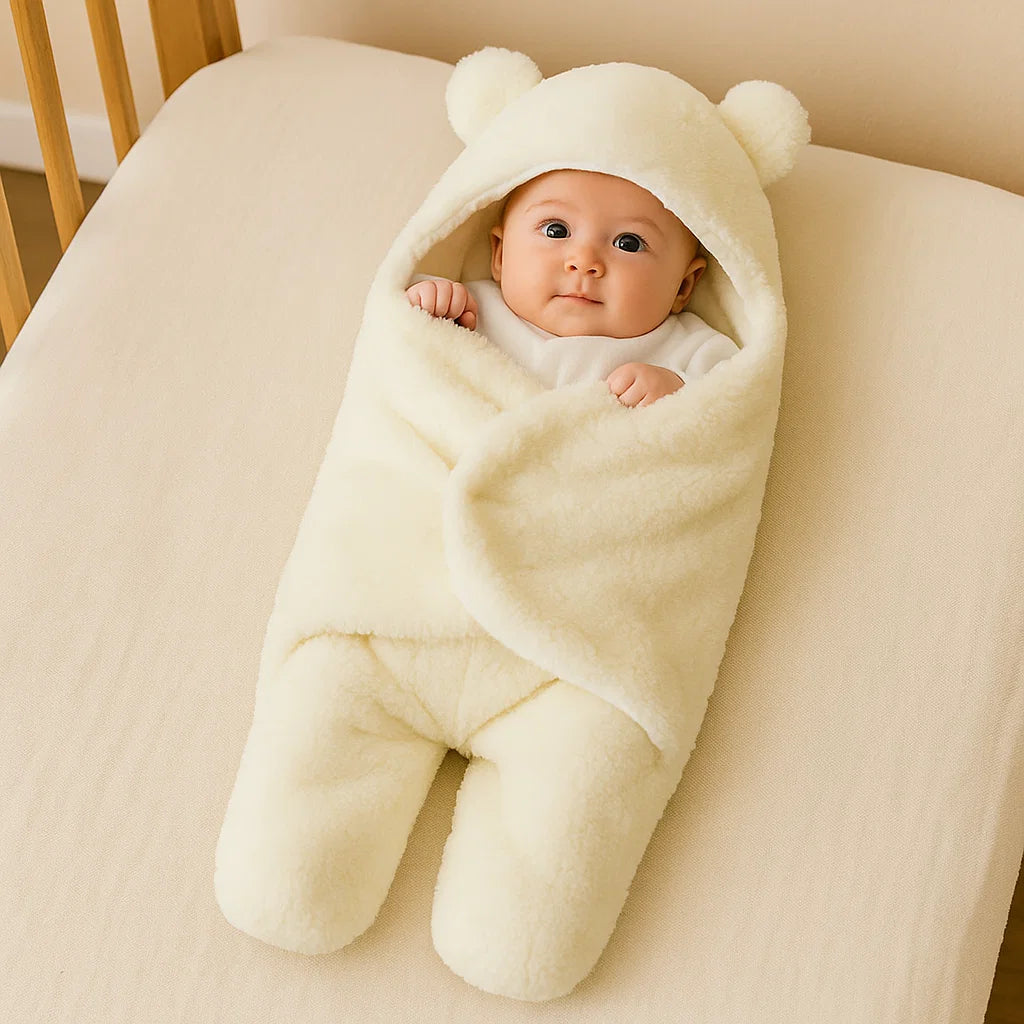 Manta y pijama para bebé con diseño de oso