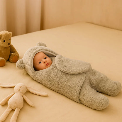 Manta y pijama para bebé con diseño de oso