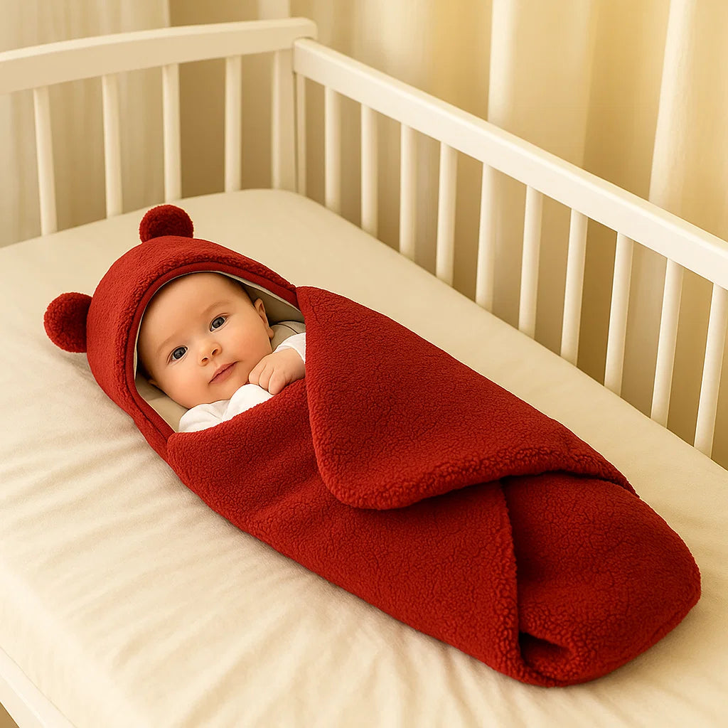 Manta y pijama para bebé con diseño de oso