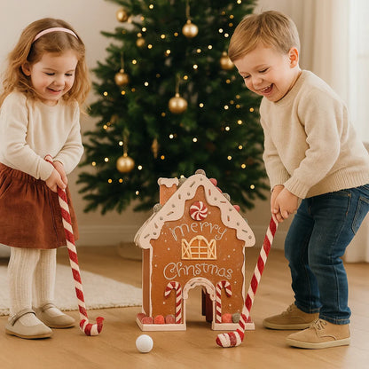 Juguete de golf navideño de jengibre