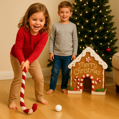 Juguete de golf navideño de jengibre