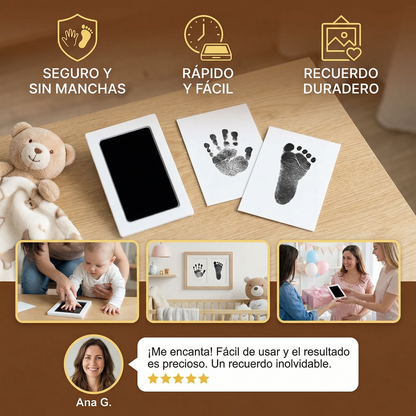 Kit de Huellas de Manos y Pies para Bebé – Set de Recuerdo para Niños Pequeños