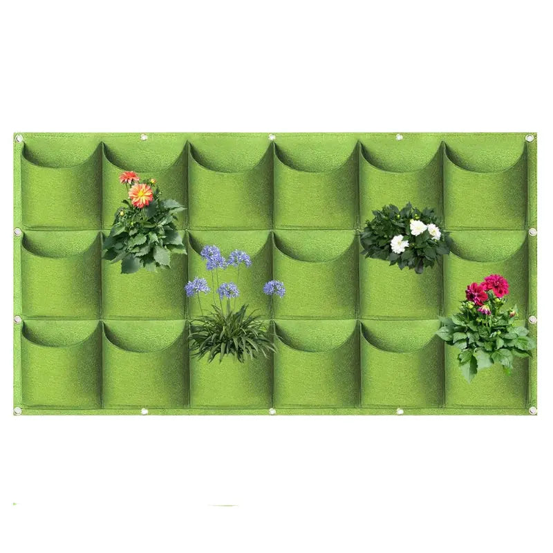 Bolsa para Plantas de Fieltro para Montaje Vertical en la Pared - Bolsa para Plantas Tridimensional de Tejido No Tejido