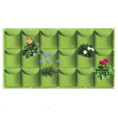 Bolsa para Plantas de Fieltro para Montaje Vertical en la Pared - Bolsa para Plantas Tridimensional de Tejido No Tejido