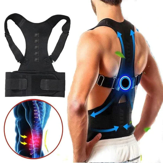 Apoyo Lumbar Magnético Corrector de Postura