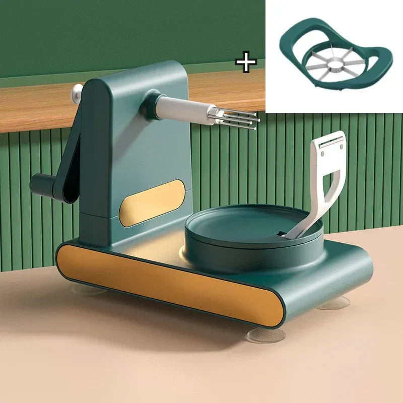 Sencillo Pelador de Verduras y Frutas con Manivela Manual - para Pelar sin Esfuerzo para Pelar sin Esfuerzo
