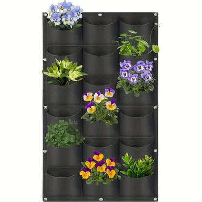 Bolsa para Plantas de Fieltro para Montaje Vertical en la Pared - Bolsa para Plantas Tridimensional de Tejido No Tejido