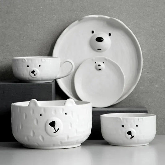 Taza De Cerámica De Oso Polar Linda Taza De Cerámica De Oso Polar