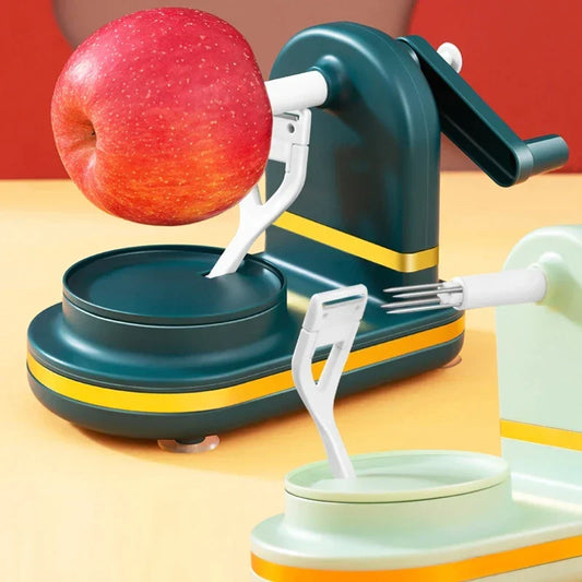 Sencillo Pelador de Verduras y Frutas con Manivela Manual - para Pelar sin Esfuerzo para Pelar sin Esfuerzo